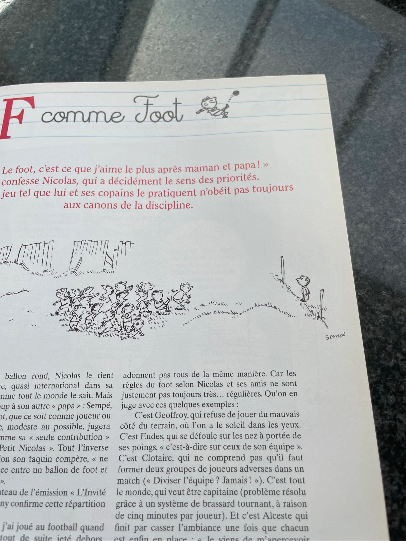Paris Match de kleine Nicolas van A tot Z 60ste verjaardag – photo 4